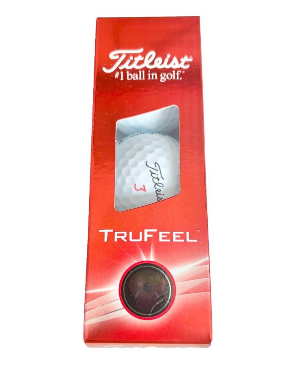 Titleist TruFeel Golf Balls White 3-Pack Sealed Box 2024/2025 Model